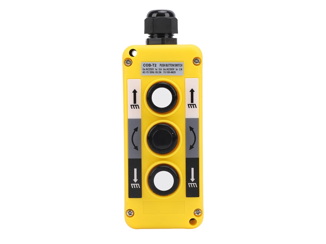 Interruptor De Botão Para Guindaste E Hoist Impermeável Ac250v 5a 500v 2a Controle Industrial Cima Baixo