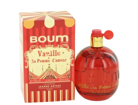 Água De Perfume Jeanne Arthes Boum Baunilha Maçã Do Amor 100 Ml Mulher