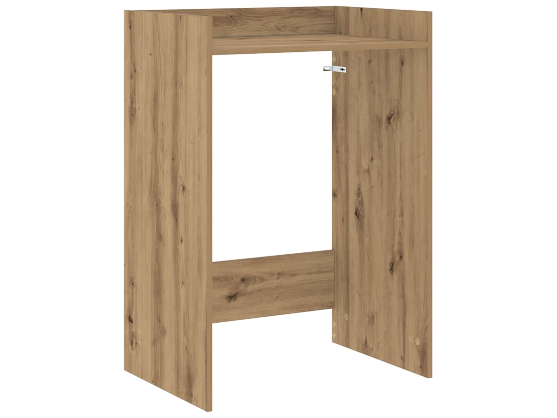 Conjunto 1 Armário Para Máquina De Lavar Vidaxl Sienna Derivados De Madeira (67,5 X 48 X 97 Cm)