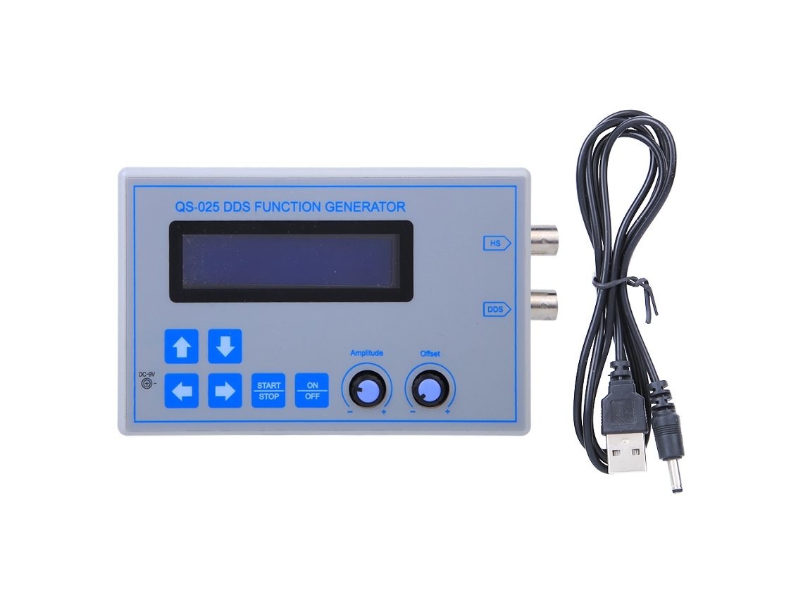 Gerador de Sinais Dds Função LCD Senoidal Triangular Quadrada Cabo | S/MARCA