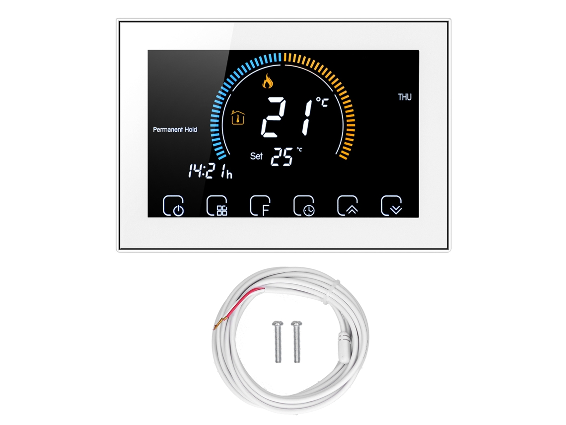 Laxiscreed Termostato Inteligente Com Tela Tática Lcd E Controle De Temperatura Eficiente