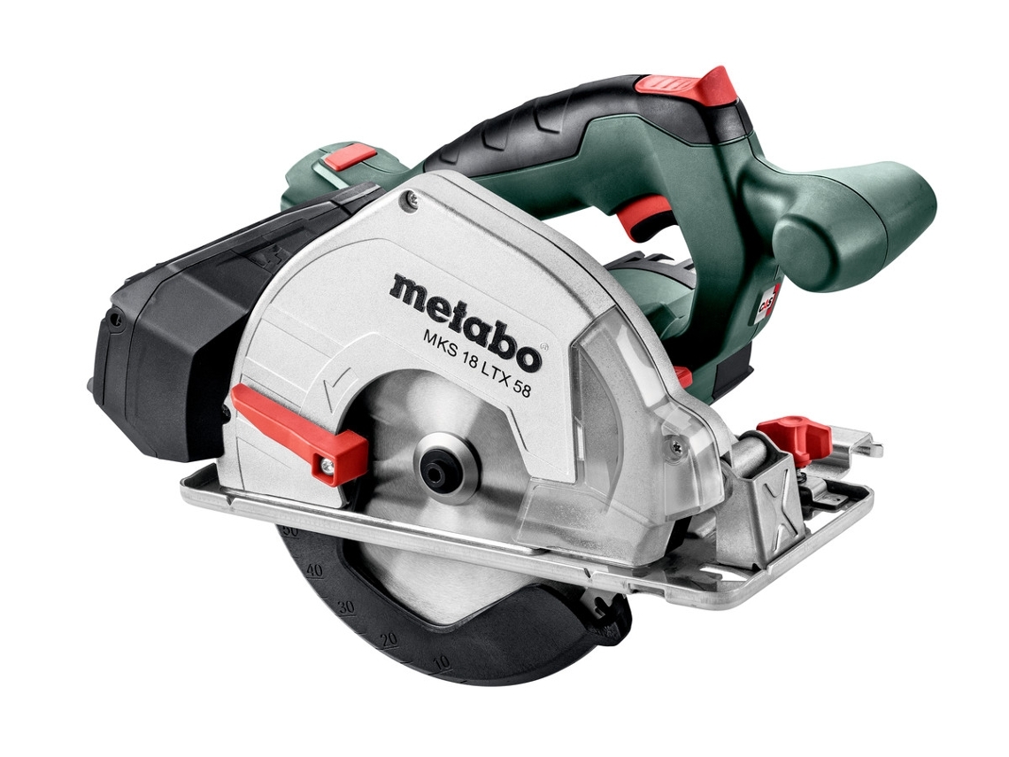 METABO Mks 18 Ltx 58 Bateria/Serra Circular Manual 18V; Metaloc