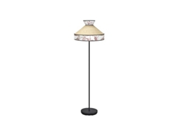 Candeeiro De Chão Para Sala De Estar Constantinopla Ø40x156cm 1xe27 Bege E Vermelho Fabrilamp (lâmpada Não Incluída)