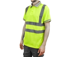 Camiseta De Manga Curta Com Refletor Amarelo para A Segurança Do Emprego Tamanho Xl PRIMEMATIK.COM