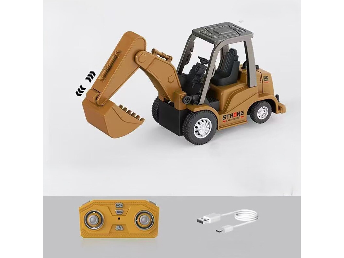 3m651 M652 M653 Rtr 1/64 2.4g Mini Rc Empilhadeira Escavadeira Bulldozer App Engenharia Mesa Coleção Presente Meninos MDUG