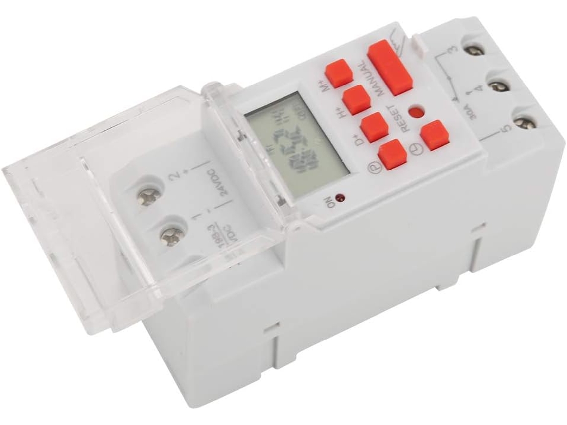 Interruptor Temporizador Programável 24v 30a Com Display Lcd