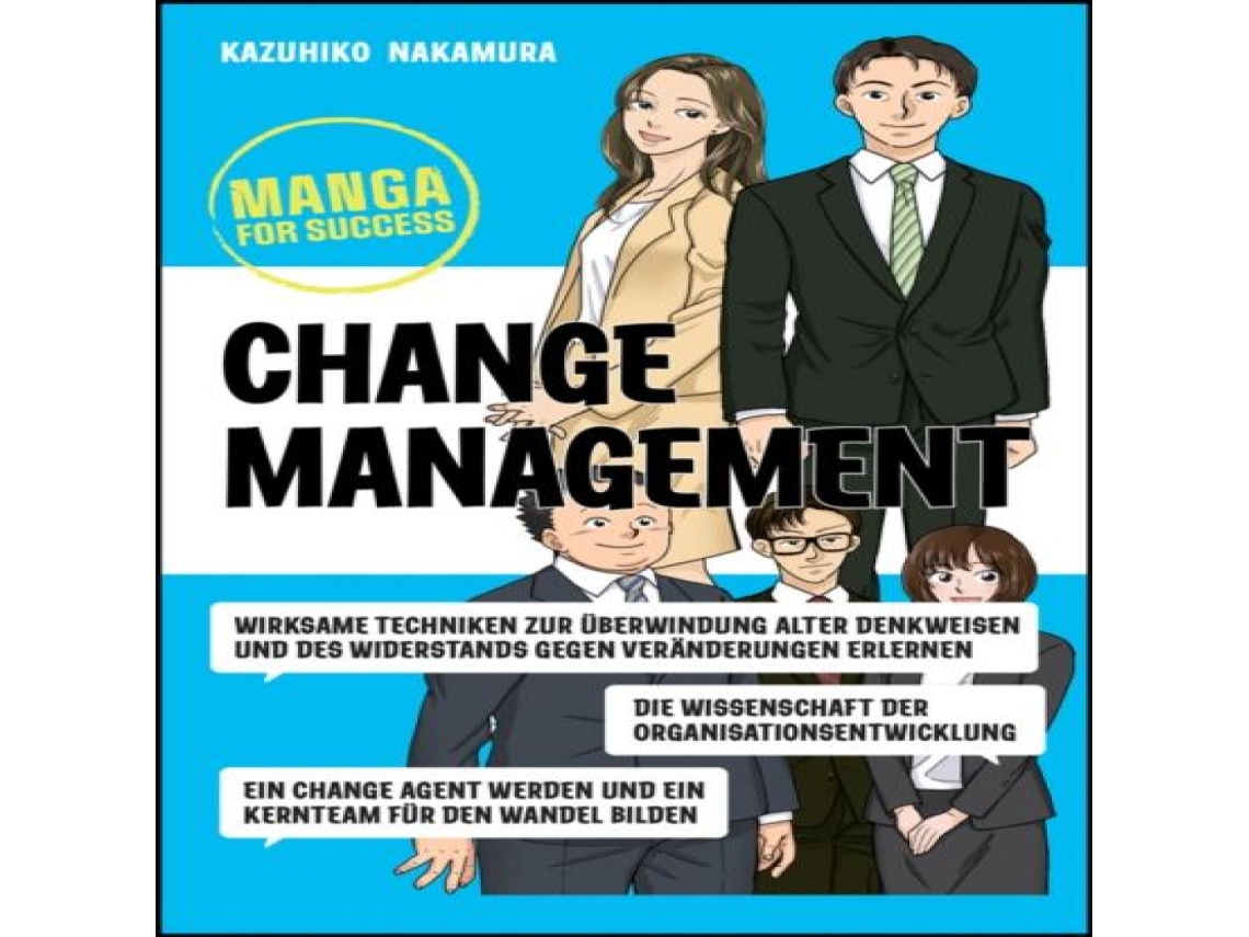 Livro Manga for Success - Change Management de Kazuhiko Nakamura (Alemão)