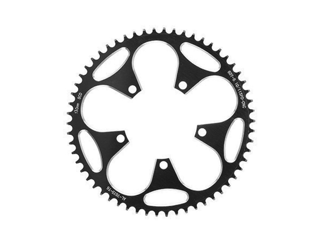 Engrenagem YURU para Bicicleta de Montanha, 5 Parafusos, 110bcd/130bcd, Preto, 60t