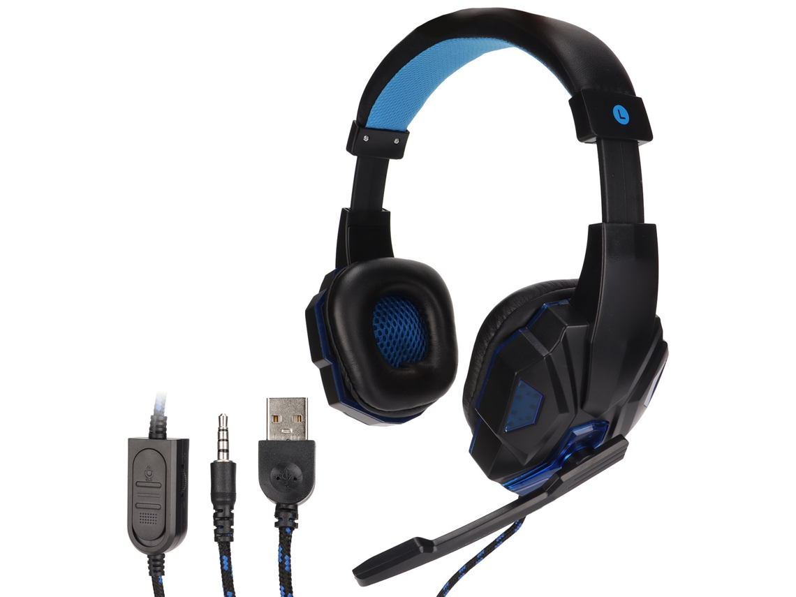 Aetheria fone de Ouvido Gamer Soyto Sy830mv com Microfone Usb 3.5mm Ajuste de Volume para Pc Ps4 Laptop