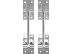 Suporte De Trava Porta Autocaravana Metal Reforçado,15 Cm,conjunto 2 Peças,fecho Para Reboque