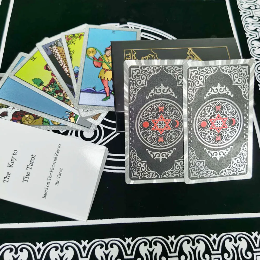 Conjunto De Cartas De Tarô Para Jogo De Mesa Em Pvc, Ideal Para Adivinhação.