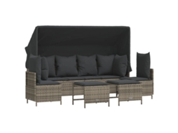 Garden Sofa Set, Garden Sofa Sets Vidaxl Cinzeto Rattan / Vime (n/a)