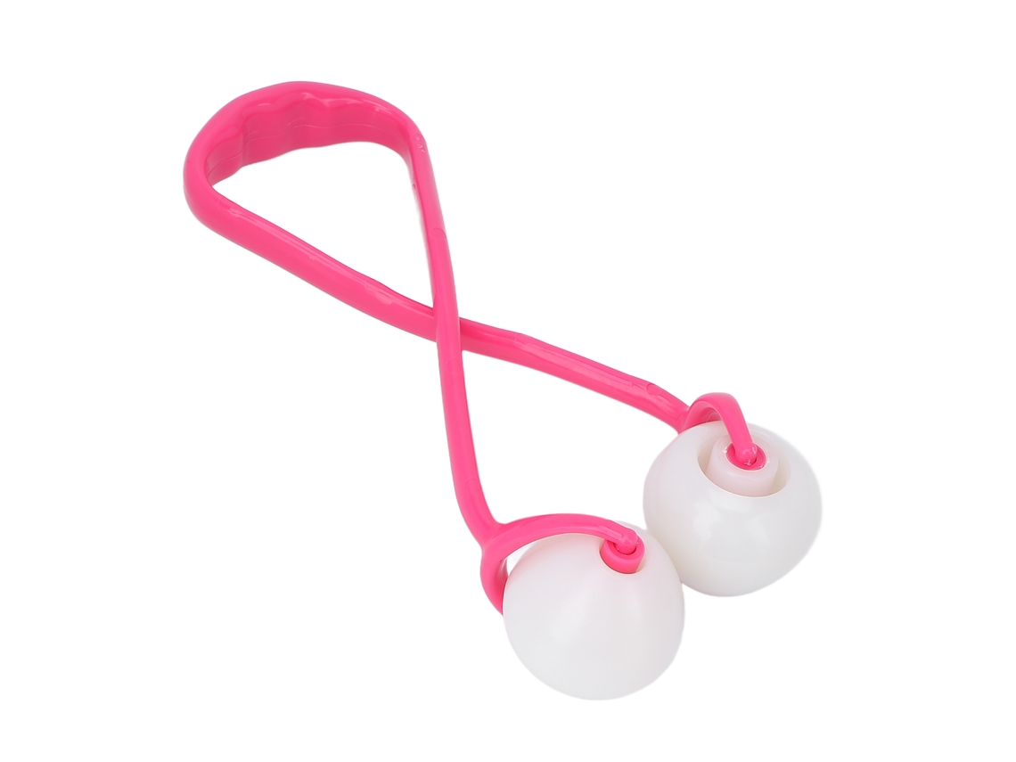 Rolo De Massagem Com Duas Bolas, Ferramenta Portátil Para Massagem Corporal E Emagrecimento