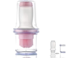 Pincel de óleo Nova Line de silicone, portátil, com garrafa | S/MARCA