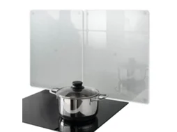 Protetor de Placa Espelharte Transparente Indução (conjunto de 2 Retangulares 2 x 40x52cm - Transparente)