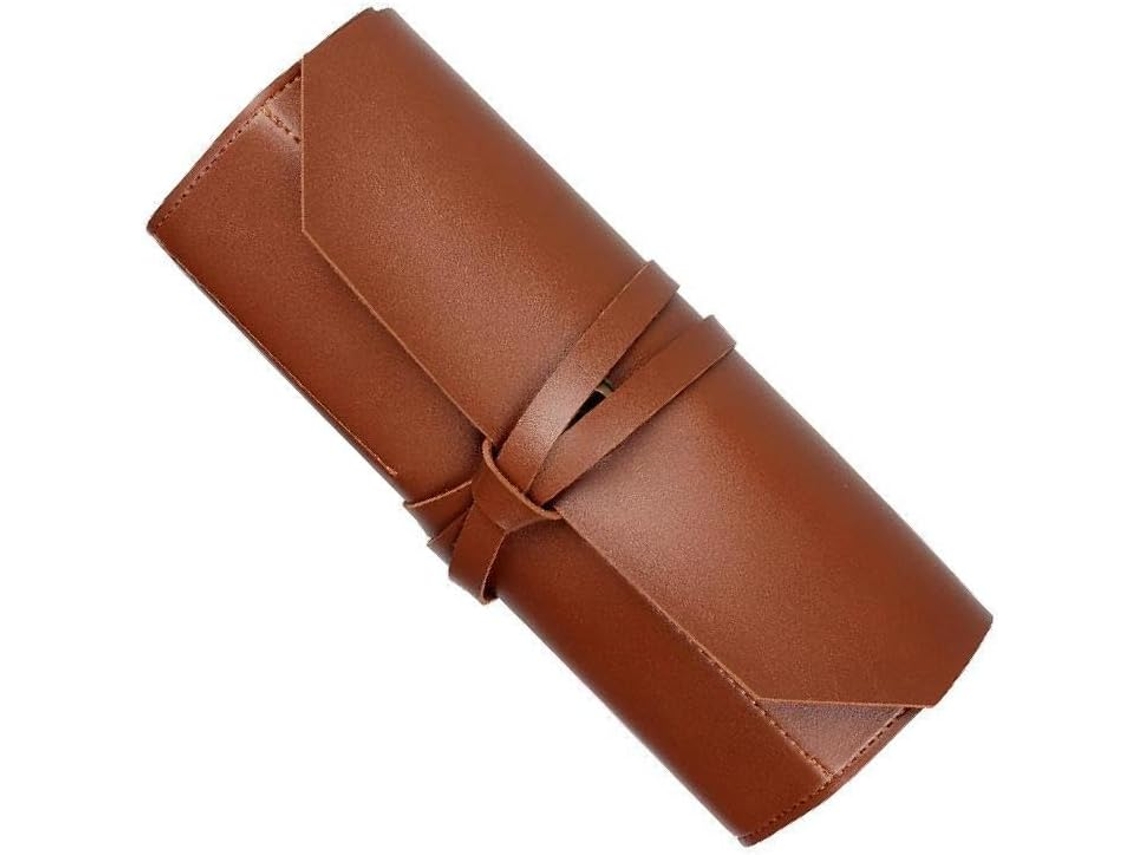 Bolsa De Ferramentas Enrolável Em Couro, Organizador De Chaves, Organizador Multiuso, Bolsa De Ferramentas Enrolável