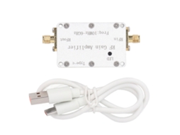 Módulo receptor RF S/MARCA, 30dB, 10MHz-6GHz, interface SMA, alumínio