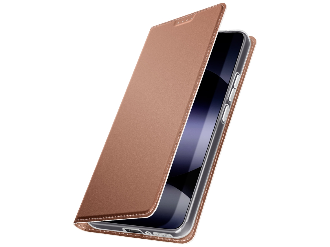Capa Vídeo Para Xiaomi Xiaomi Redmi Note 14 5g Dux Ducis Com Porta-cartões Dourado