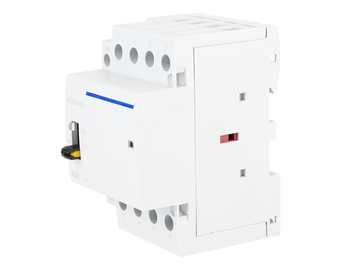 Contator Modular Ac Residencial Bch8-40m 4p 40a Com Chave De Controle Manual (2no2nc)