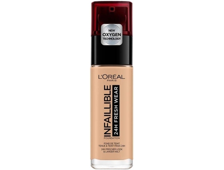 Base de Maquilhagem Fluida Infaillible 24H LOreal Make Up (30 ml) - 125-naturel rose 30 ml