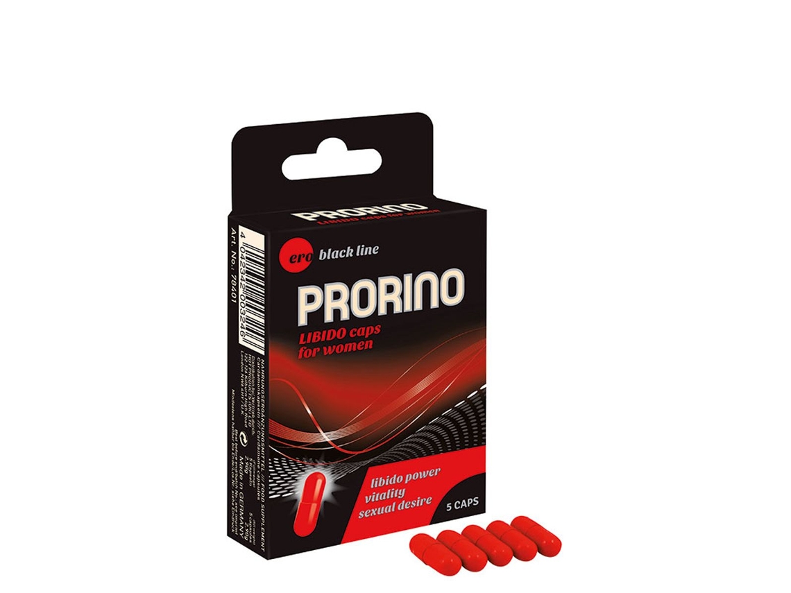Cápsulas de Libido Feminino, 5 peças ERO BY HOT