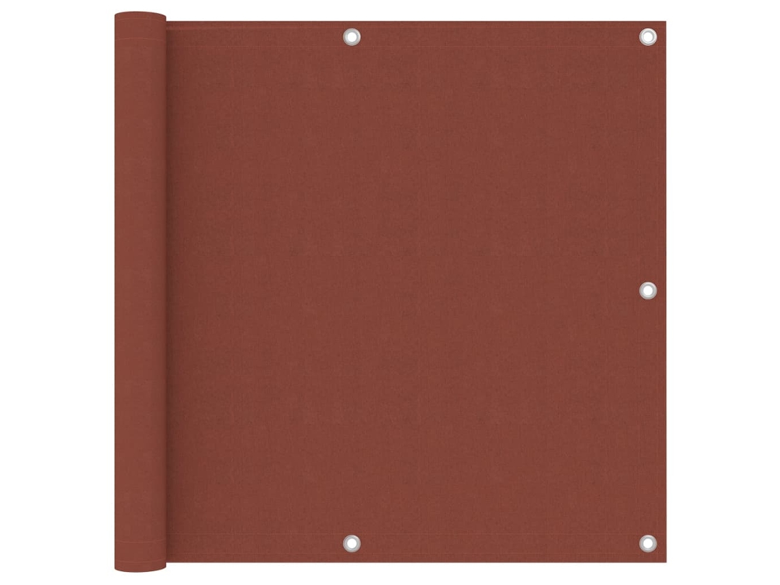 Vidaxl Tela De Varanda 90x300 Cm Tecido Oxford Terracota
