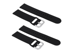 Cinto Relógio LAXISCREED Amazfit Gtr 47mm Silicone Preto 2 pack