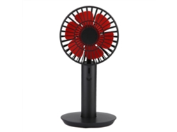 Ventilador De Mesa Mini Portátil Laxiscreed, Silencioso, Com Visor, Ideal Para Escritório, Preto