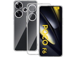 Lurelia Kit Proteção Para Xiaomi Poco F6 / Redmi Turbo 3 5g, Capa Tpu Transparente E Vidro De Ecrã