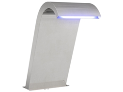 Conjunto 1 Fonte Da Piscina Vidaxl Prateado Aço Inoxidável (47 X 31 X 60 Cm)