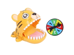 Brinquedo De Morder Dedo Animal Cartun Dentista Aliviar Estresse Coordenação Olho-mão Amarelo