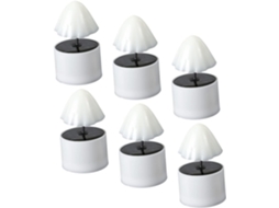 Conjunto de 6 Velas Led para Jardim e Exterior. SFUSHOS