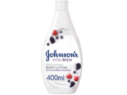 Leite Corporal Vita-rich Frutos Vermelhos Johnson's