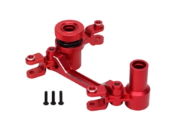 Conjunto De Direção Rc Em Liga De Alumínio Para Carro Traxxas 1:7 Udr Resistente Leve Acessório Vermelho