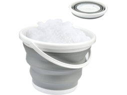 Balde Dobrável de 5L, Silicone BRILVIBERA