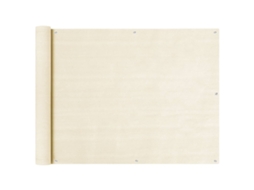 Lovely Home Tela Toldo de Varanda 90X600 Cm Pead Cor Creme