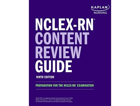 Livro NCLEXRN Content Review Guide de Kaplan Nursing (Inglês)