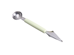 Colher de Bola Frutas LAXISCREED Aço Inox Dupla Cabeça