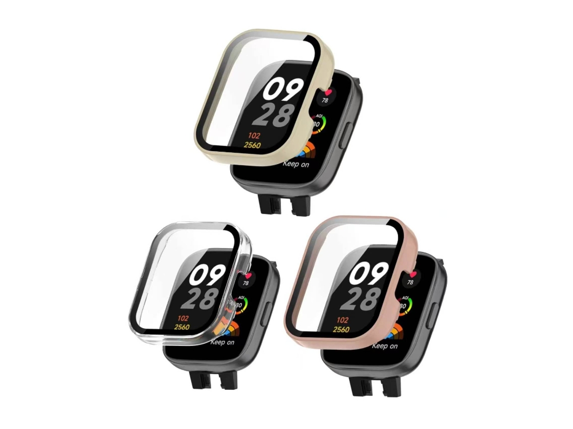 Capa Panoona Para Redmi Watch6 Active Em Tpu Resistente A Quedas ,com 3 Unidades Combinação 2