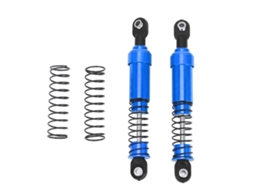 Conjunto De Amortecedores De Óleo De Metal 85mm Para Carro Rc Scx10 1/10 Em Alumínio Azul