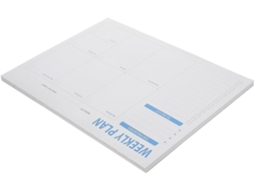 Bloc-notes Portátil Branco Em Papel, Multifuncional Fácil De Armazenar E Resistente À Déformação