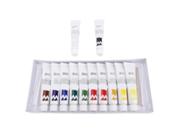 Set De Pintura Acuarela Profesional 12 Colores Tuberías De 12ml Para Artistas Y Principiantes
