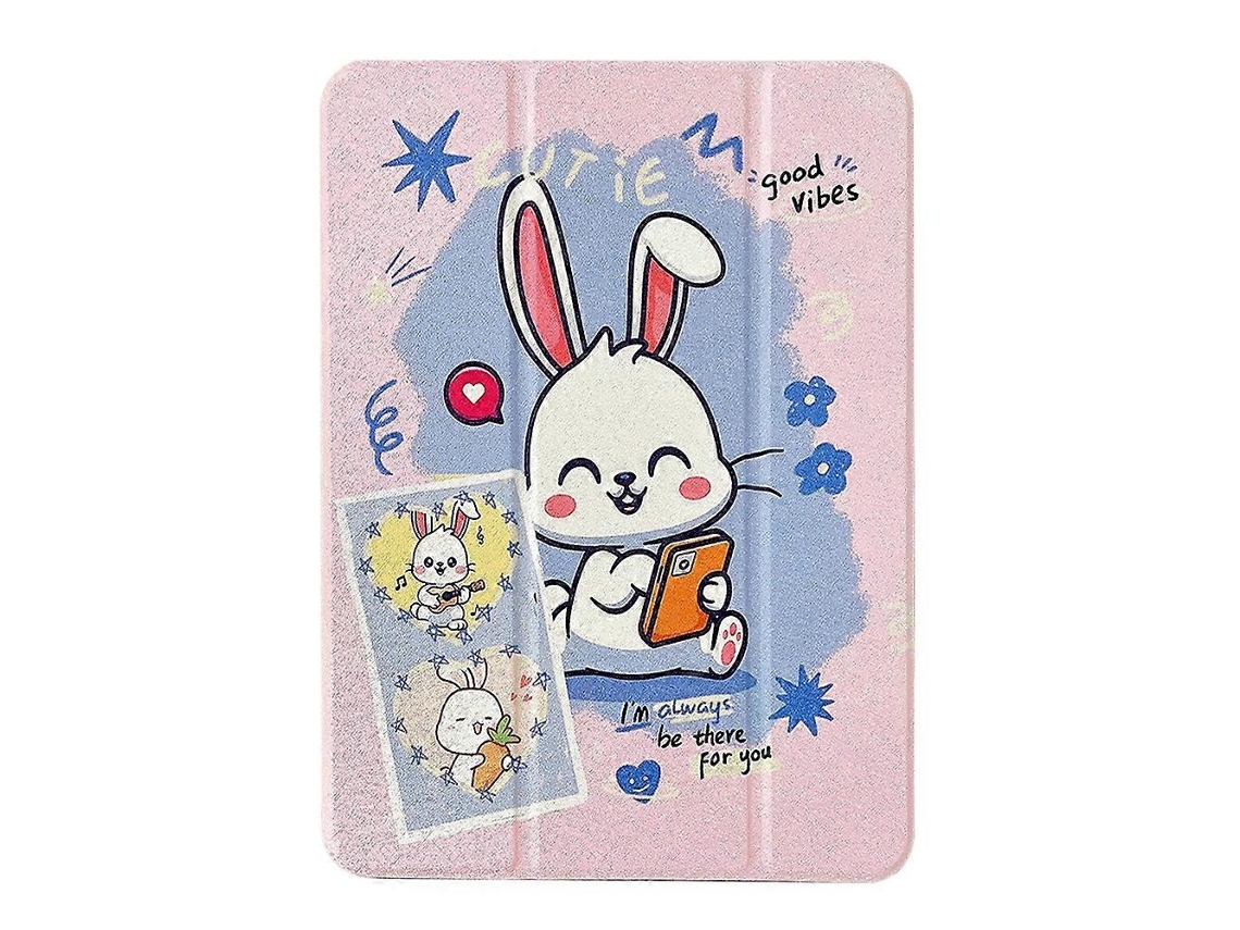 Capa de couro com suporte triplo Webake e tinta acrílica para iPad 2025/2022 10ª geração (10,9 polegadas, 2022)
