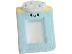 Veemoon Álbum Foto Em Peluche 3 Pouces Bleu Porte - Photo Pochettes Portáteis Álbum De Pvc Foto Mignon Para