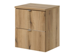 Móvel de casa de banho Newport com 2 gavetas 50x60x40 cm - Carvalho