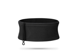Pochete Esportiva, Ajustável, Grande Capacidade, Corrida, Cor Preta AQUAFORGE