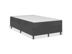 Box Spring Bed, Box Spring Beds Vidaxl Cinzeto Tecido (120 X 200 Cm)