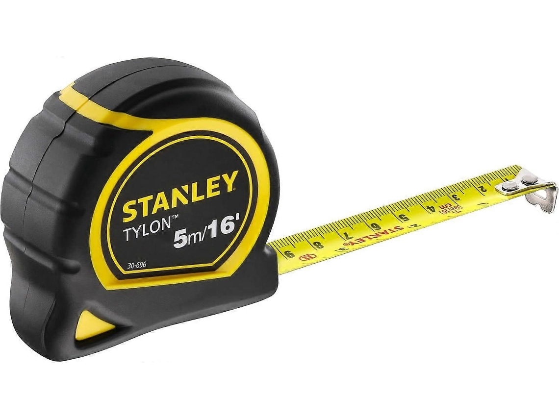 Fita Métrica 5m/16 Polegadas Estojo Compacto Com Punho Acolchoado Sistema Métrico E Imperial Amarelo Aquaforge