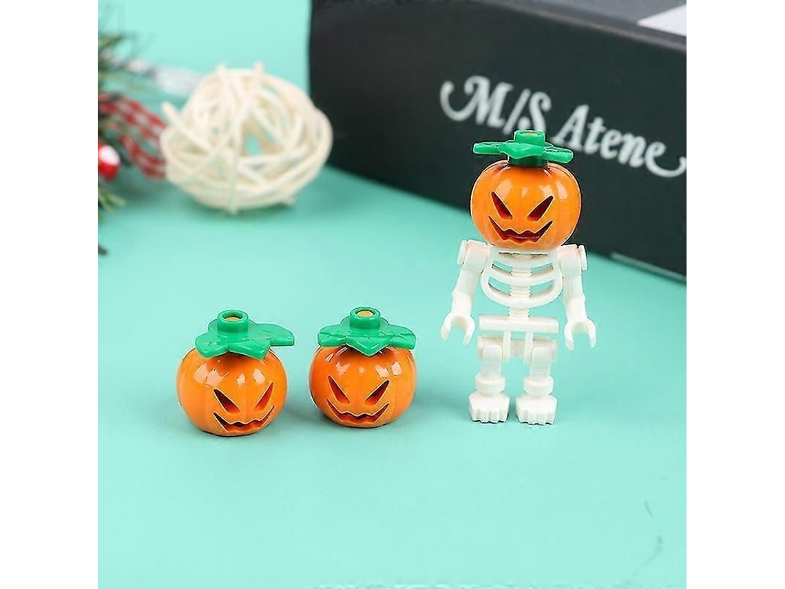 2026 figura de Acción de Calabaza Y Calavera de Halloween para Construir Con Bloques