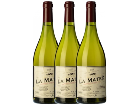 Vinho D. MATEOS D. Mateos La Mateo Fermentado En Barrica Tempranillo Branco Rioja Crianza (0.75 L - 3 unidades)